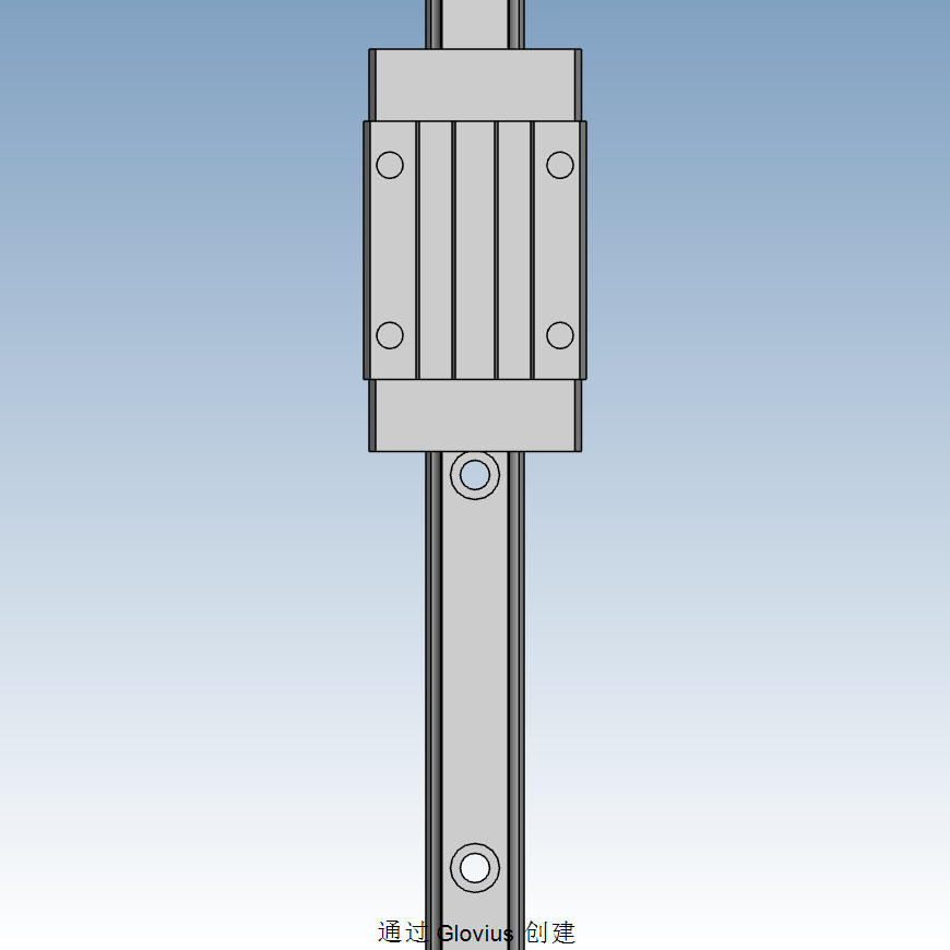 HHC-H28-1-L280直线导轨滑块3D模型免费下载