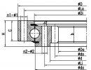 四点接触球-内齿VI单排四点接触球式回转支承内齿式