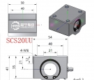 SCS20UU直线轴承尺寸箱式直线轴承图纸