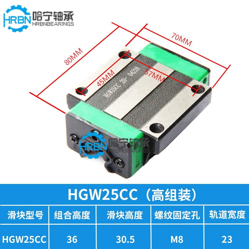 HGW25CC标准型直线滑块尺寸图型号尺寸图.jpg