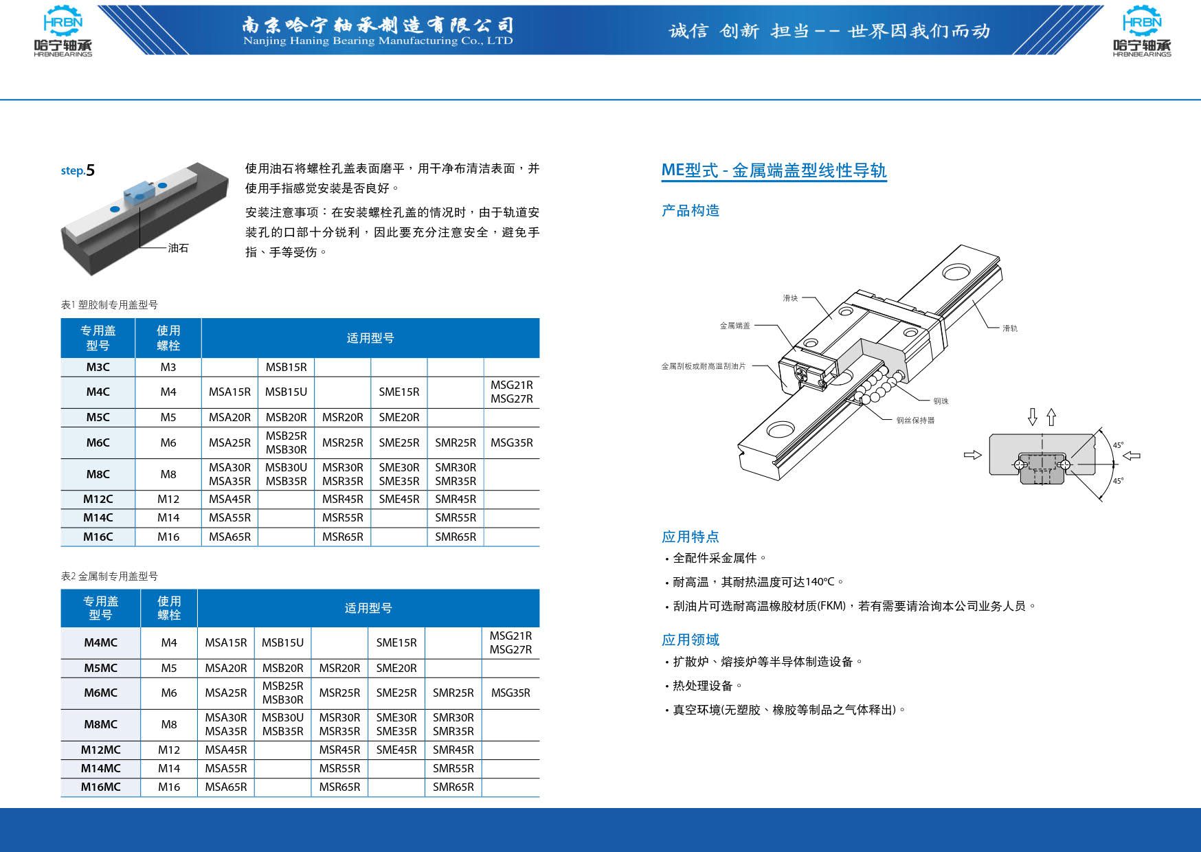 直线导轨滑块样本第124页-总138页南京哈宁轴承制造有限公司.jpg