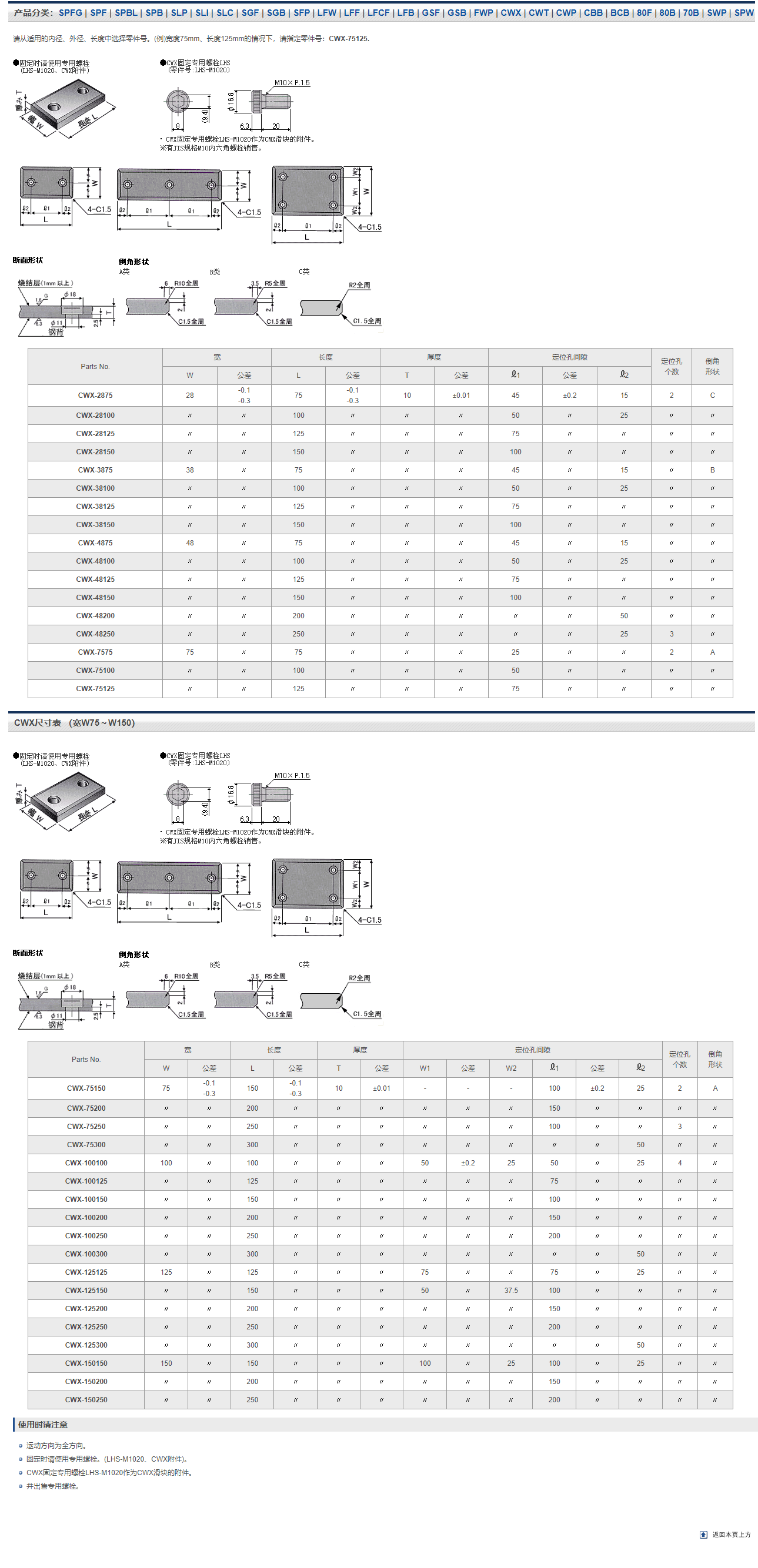 复合轴承CWX尺寸表_南京哈宁轴承制造有限公司产品样本.png