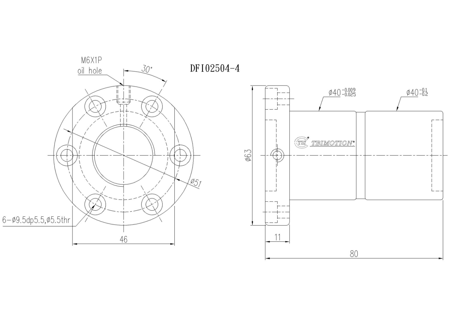 DFI02504-4滚珠丝杆螺母TBI品牌南京哈宁现货供应.jpg