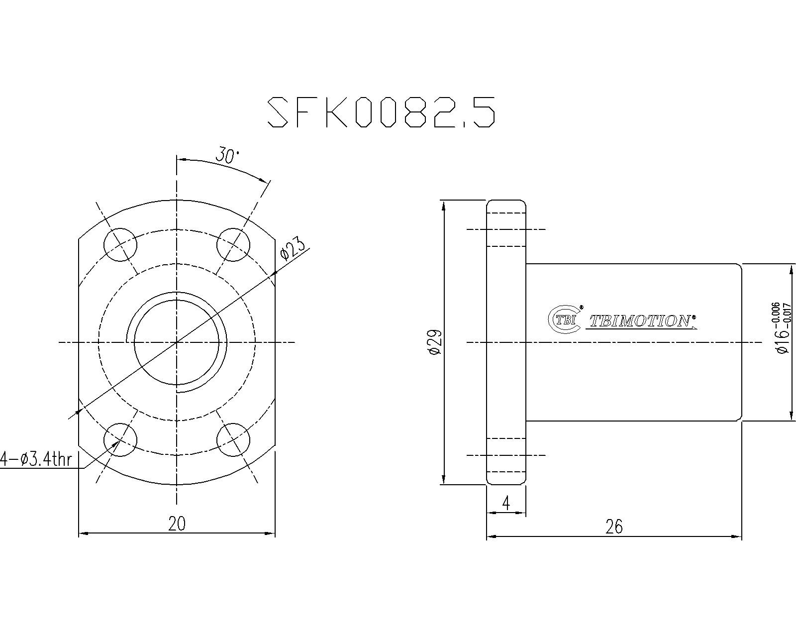 SFK0082.5滚珠丝杆螺母TBI品牌南京哈宁现货供应.jpg