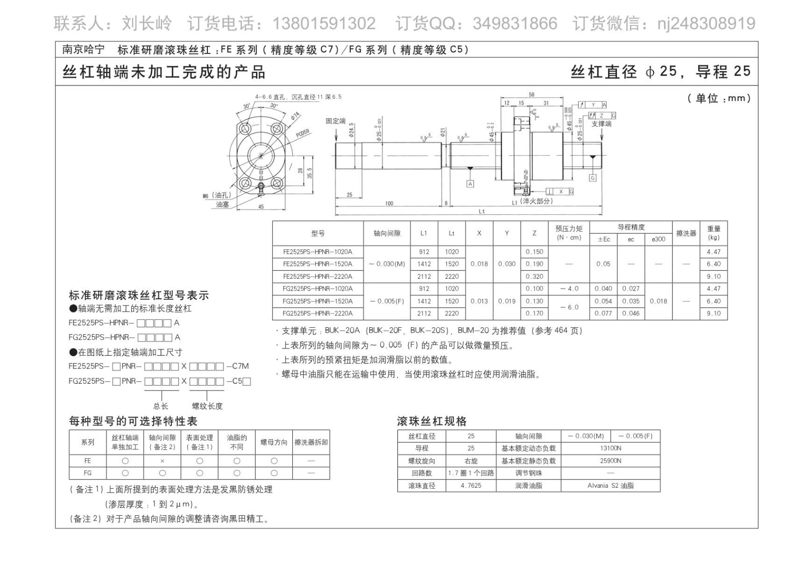 FE2525PS-HPNR-2220A滚珠丝杆图片图纸KURODA黑田品牌免费下载.jpg