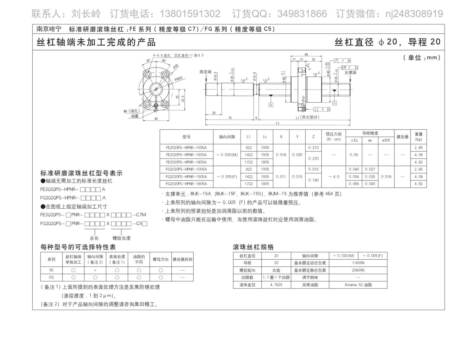 FG2020PS-HPNR-1005A滚珠丝杆图片图纸KURODA黑田品牌免费下载.jpg