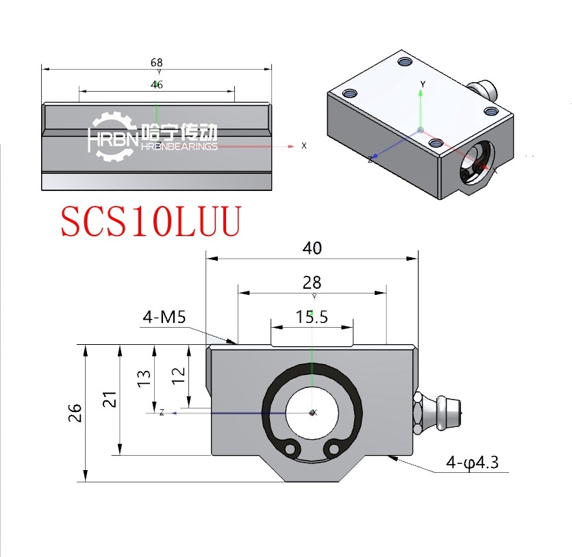 SCS10LUU直线轴承尺寸箱式直线轴承图纸.jpg