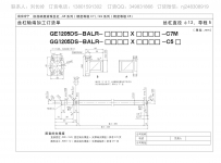 GG1205DS-BALR-455X385精密研磨滚珠丝杆